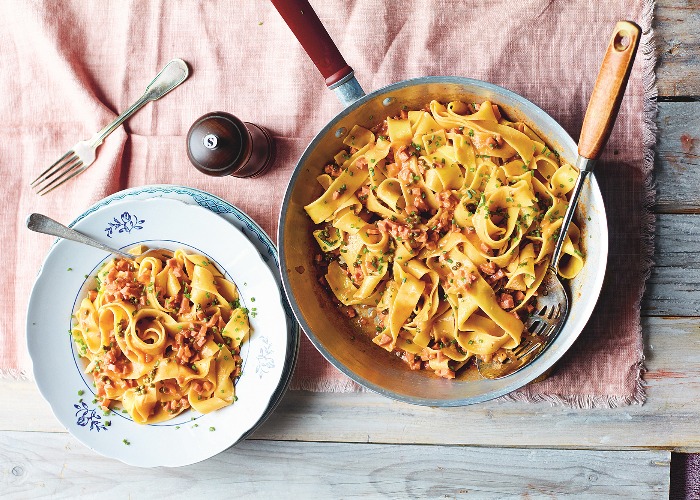 Smoked sausage pasta recipe