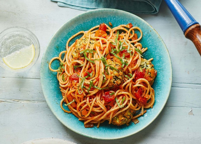 No-meatballs and spaghetti recipe