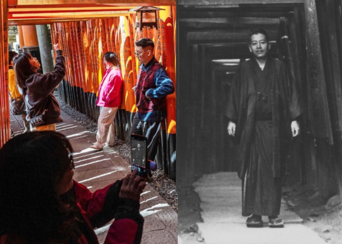 See famous landmarks photographed 100 years ago, today