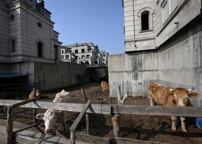 What happened to this ghost town of luxury châteaux left to ROT?