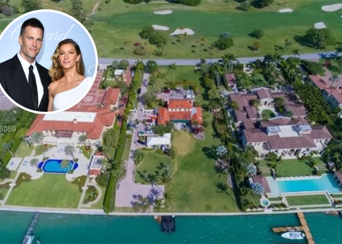 Brady and Bündchen ‘Battle' for Billionaire Bunker Island Mansion