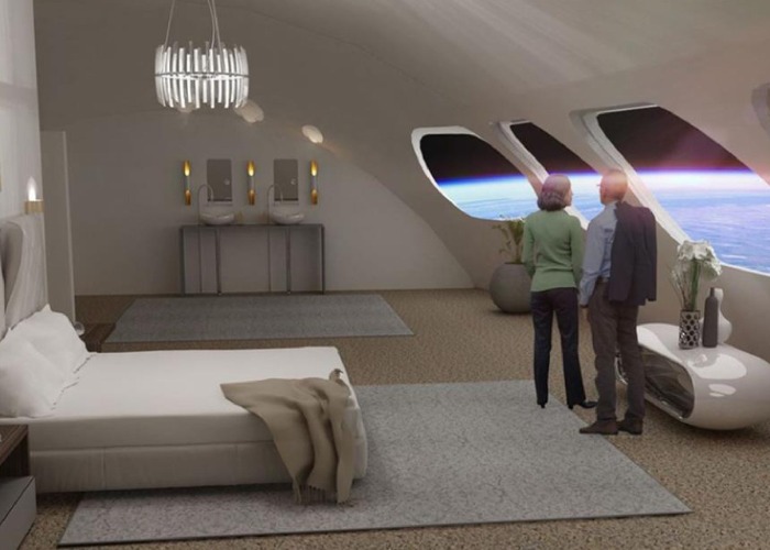 Take a giant leap into the world's first space hotel 