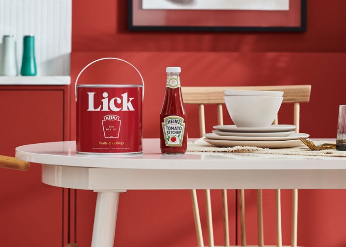 Heinz tomato ketchup on the walls? It's the next big thing