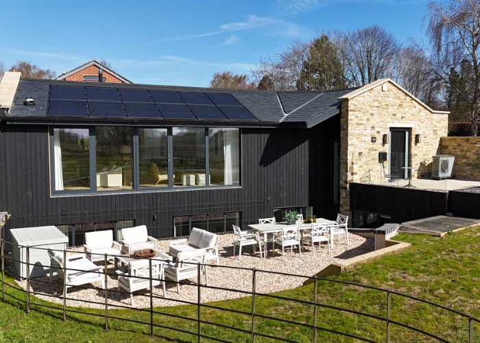 A couple converted an old pigsty into a modern home