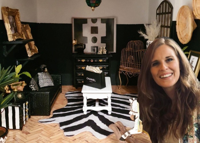 What makes this miniature doll's house so special?