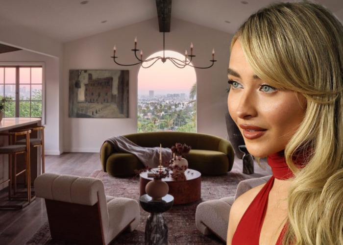 Explore Sabrina Carpenter's glamorous Hollywood Hills retreat