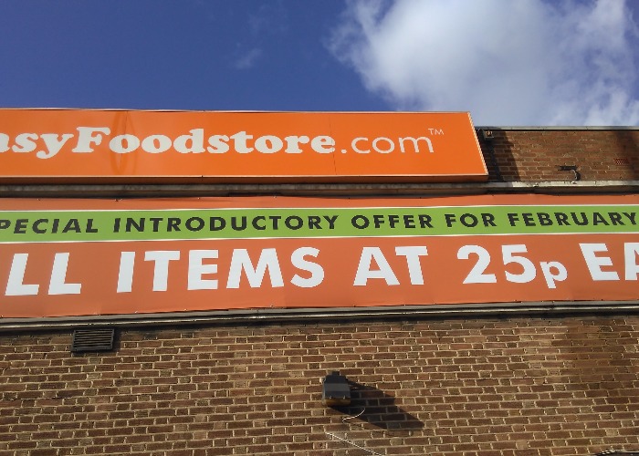 Stelios's first easyFoodstore opens with everything on sale for 25p