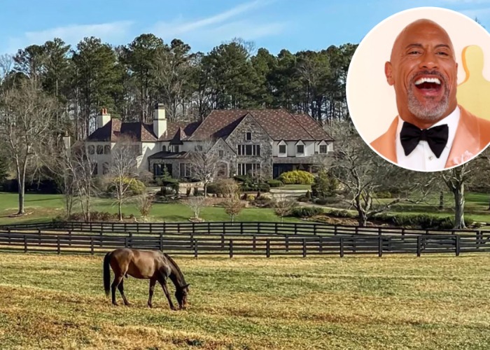 The Rock is worth $800m and collects mega-mansions. Wouldn’t you?