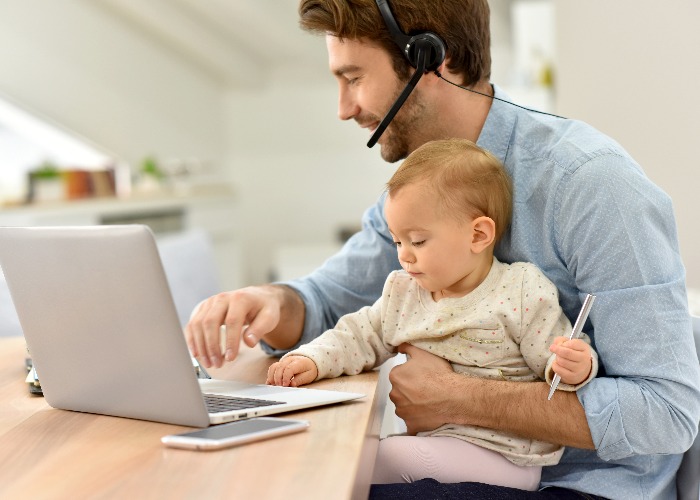 dad working away from home