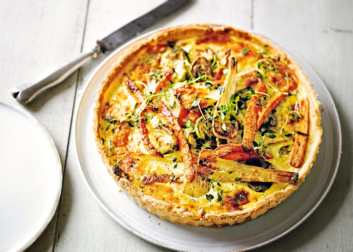 Leftover vegetable tart (Image: Waitrose & Partners/loveFOOD)