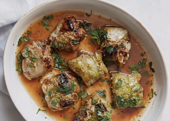 Lamb and cabbage parcels recipe