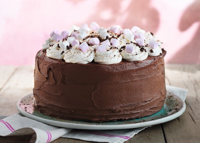 Hot chocolate cake recipe
