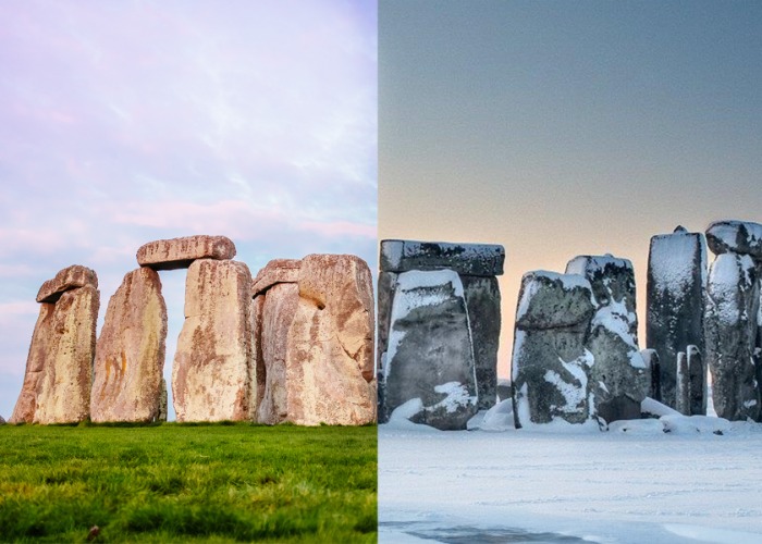 33 famous landmarks completely transformed by winter