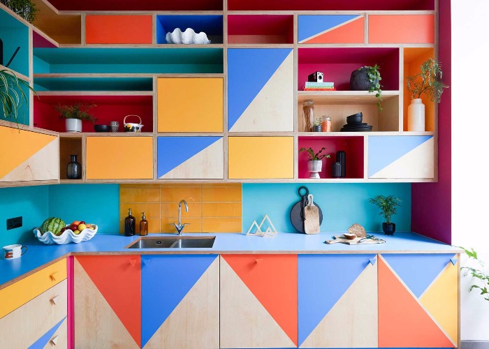 Bright ideas for colourful kitchens