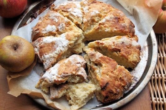 Apple and Dorset blue vinny scone bread recipe