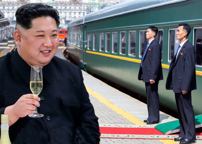 Dictator dens: North Korea tyrant keeps bulletproof train filled with champagne