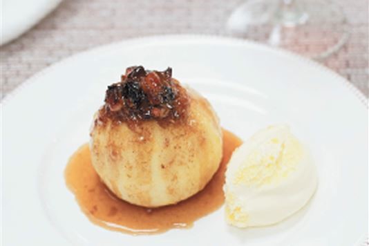 Michel Roux Jr's baked apples with fruit mince recipe