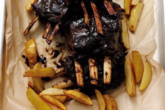 Barbecued venison ribs recipe