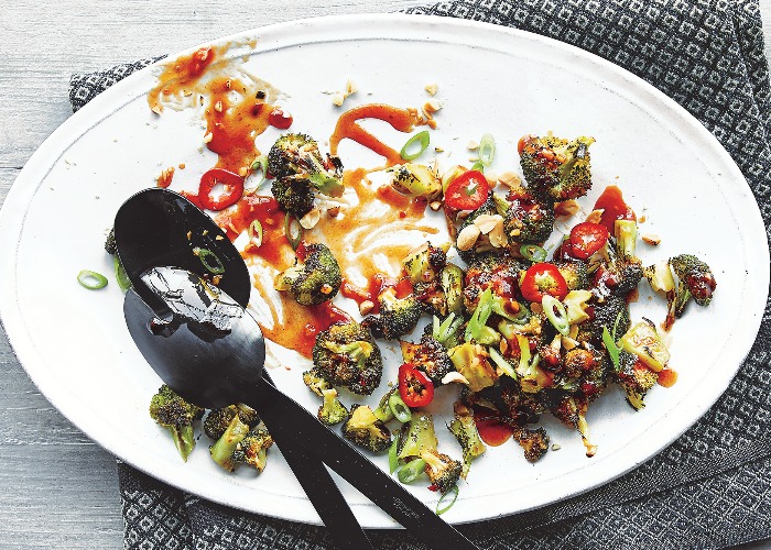 Kung pao roasted broccoli recipe