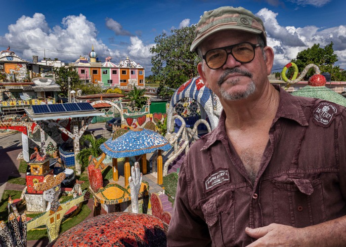 Meet the man who turned a small town into a work of art