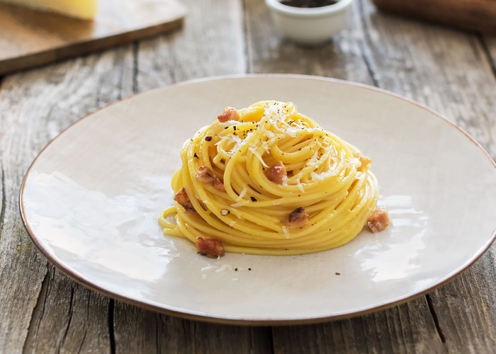 Spaghetti carbonara recipe