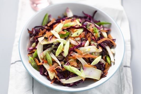 Cabbage and fennel coleslaw recipe