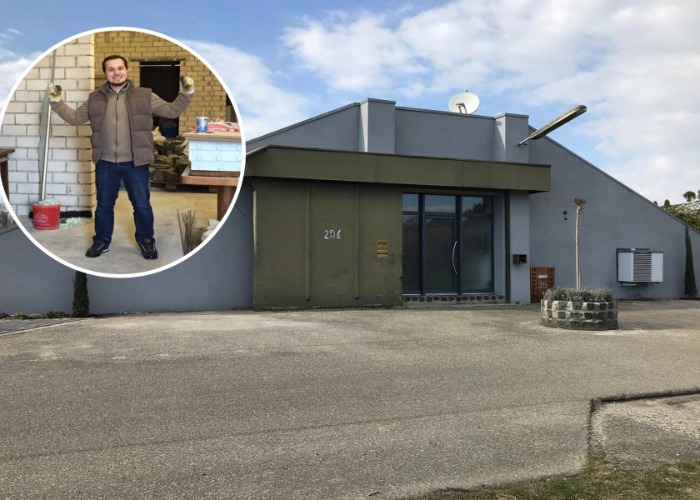 So verwandelte ein Lehrer diesen verlassenen Bunker in ein modernes Haus