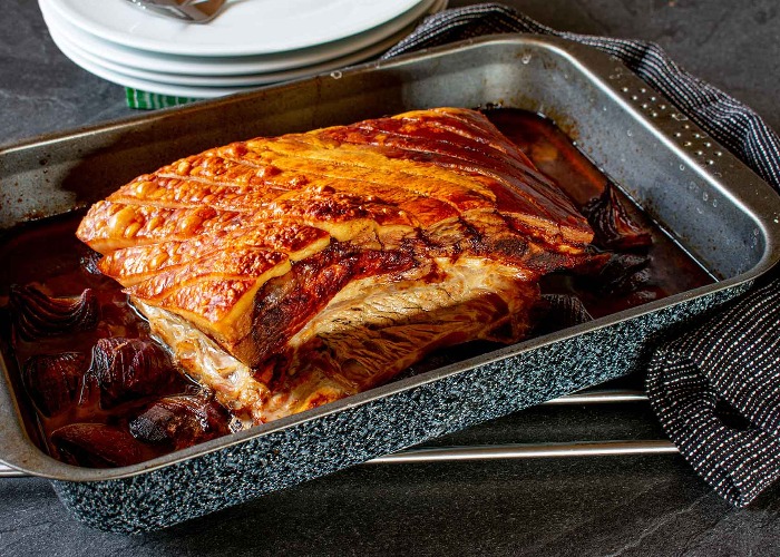 The Hairy Bikers' roast belly of pork recipe