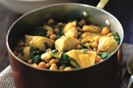 Chicken and chickpea curry recipe
