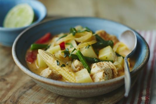 Thai potato and chicken curry recipe