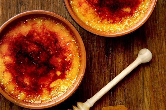 Honey crème brûlée recipe