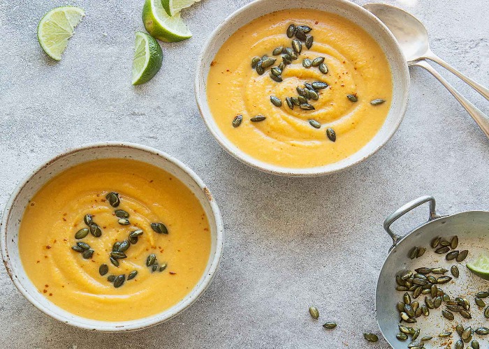 Hairy Bikers' squash, lime and chilli soup recipe