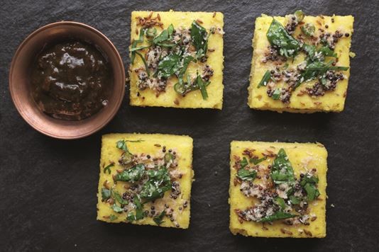 Dainty dhokla recipe