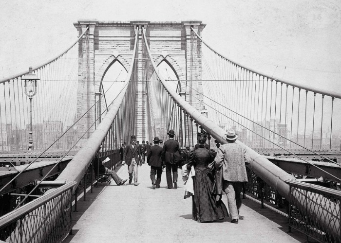 Photo Ancienne De New York - Vue Du Lower East Side En 1926 - Tirage Historique