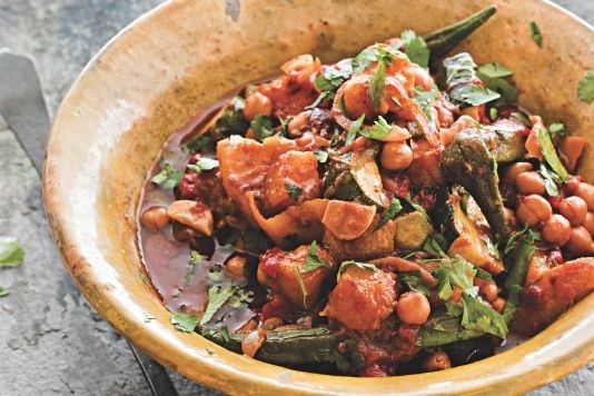 Vegetarian tagine recipe