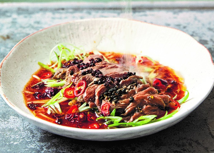 Sichuan water-cooked beef recipe 