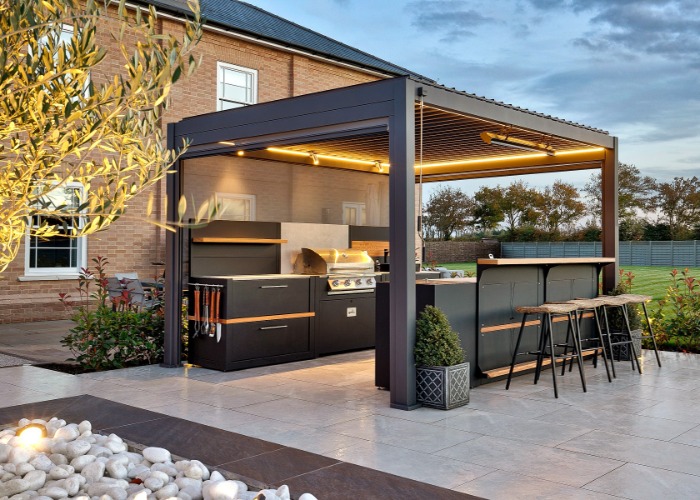 Premade outdoor clearance kitchen