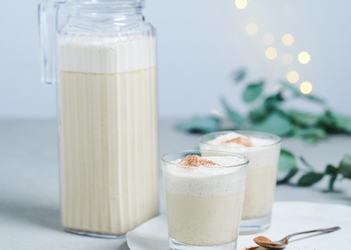 Plant-based Christmas: vegan eggnog recipe