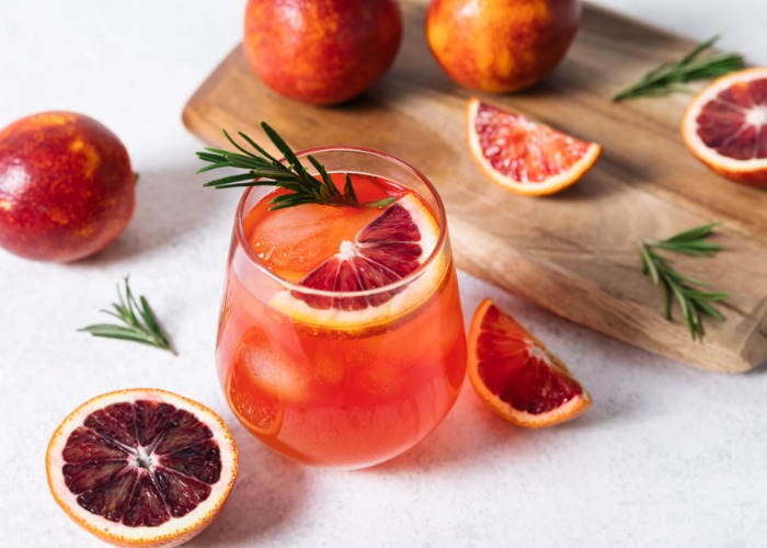 Blood orange Screwdriver cocktail recipe