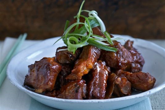 Ken Hom's chilli pork spare ribs recipe