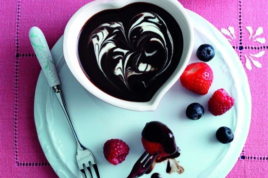 Chocolate fondue recipe