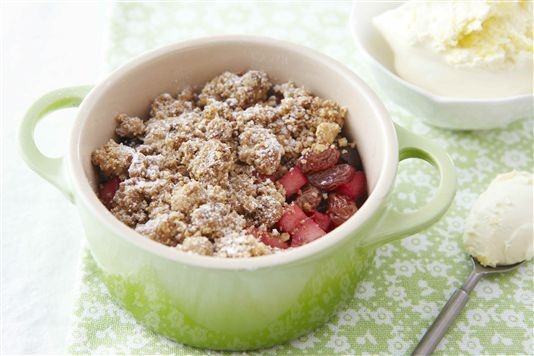 Apple and blackberry crumble recipe