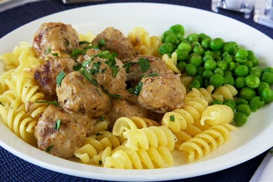 Swedish meatballs with pasta recipe