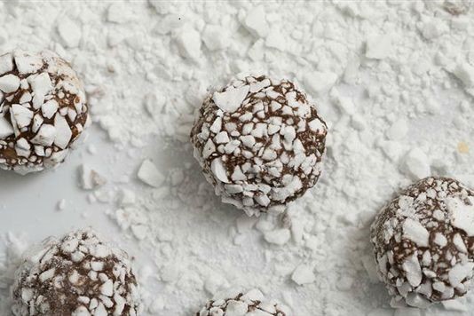 Peppermint cream chocolate truffles recipe