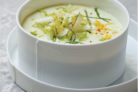 Cucumber and yoghurt gazpacho recipe