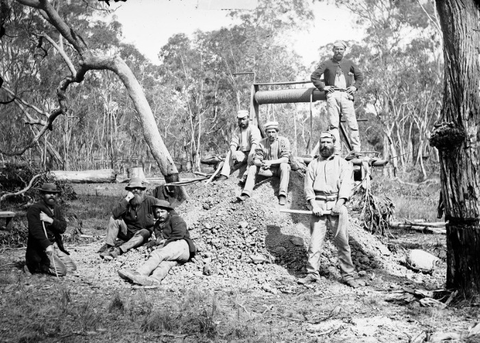 Revealed: Incredible vintage photos capture the world's greatest gold rushes