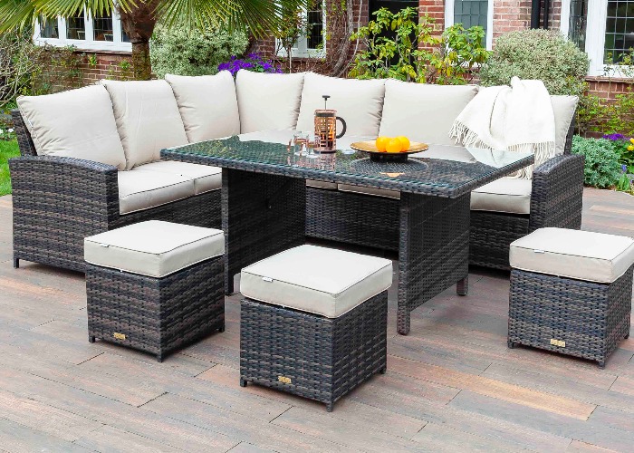 Win a rattan sofa dining set worth £990