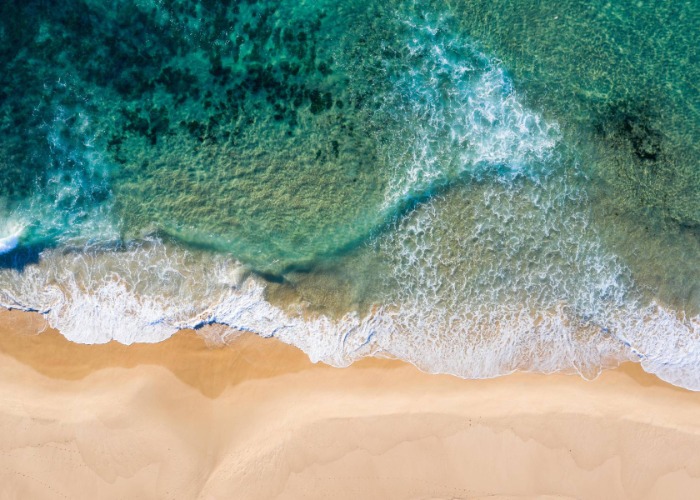 Explore the world's most beautiful beaches from above