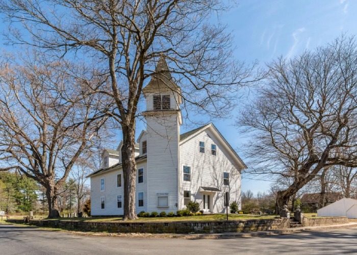 Inside This Converted Church With A Private Graveyard On The Market For $700k