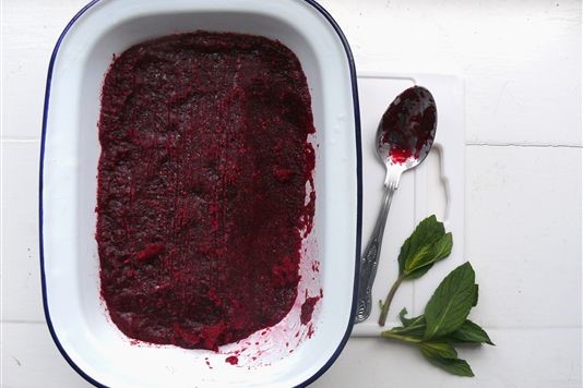 Beet-berry sorbet recipe 